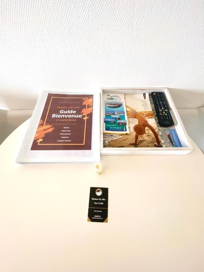 - L'Iroizh - Concarneau - Vue Mer Panoramique - Studio Standing Plage Des Sables Blancs - Parking - Panoramic Sea View - Near Thalassotherapy - Wifi - Buitenkant foto